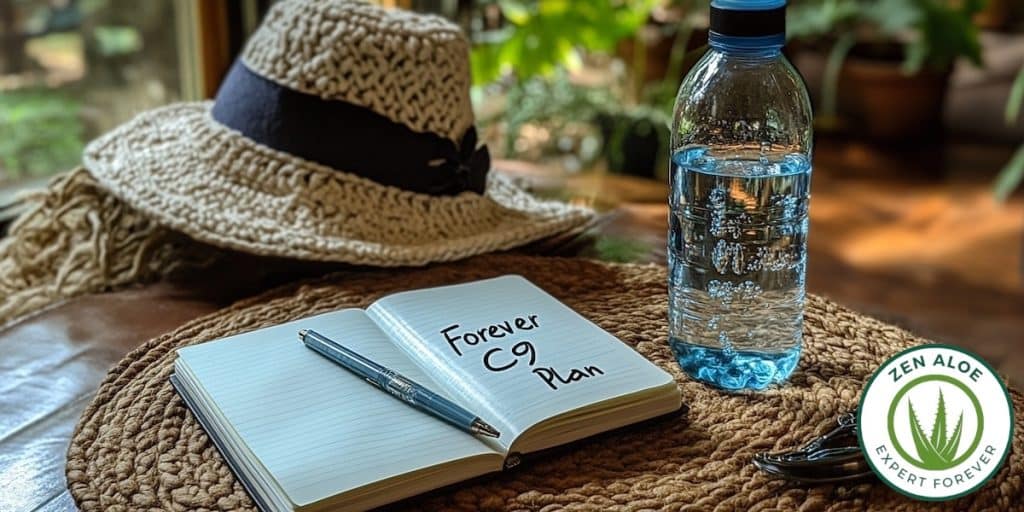 carnet de note avec ecrit dessus Forever C9 plan