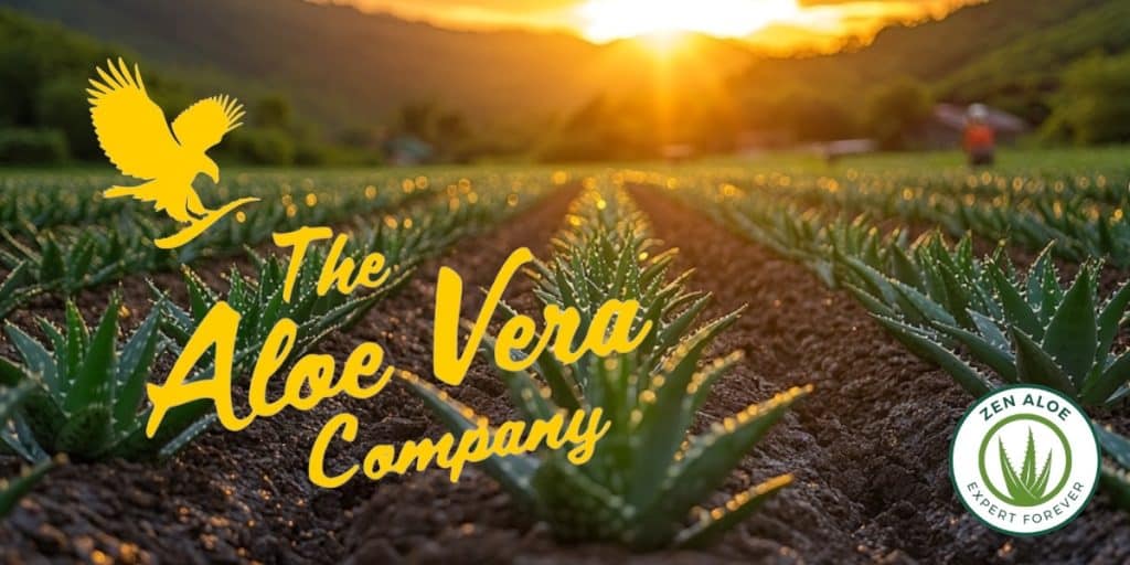 champs d'aloe vera