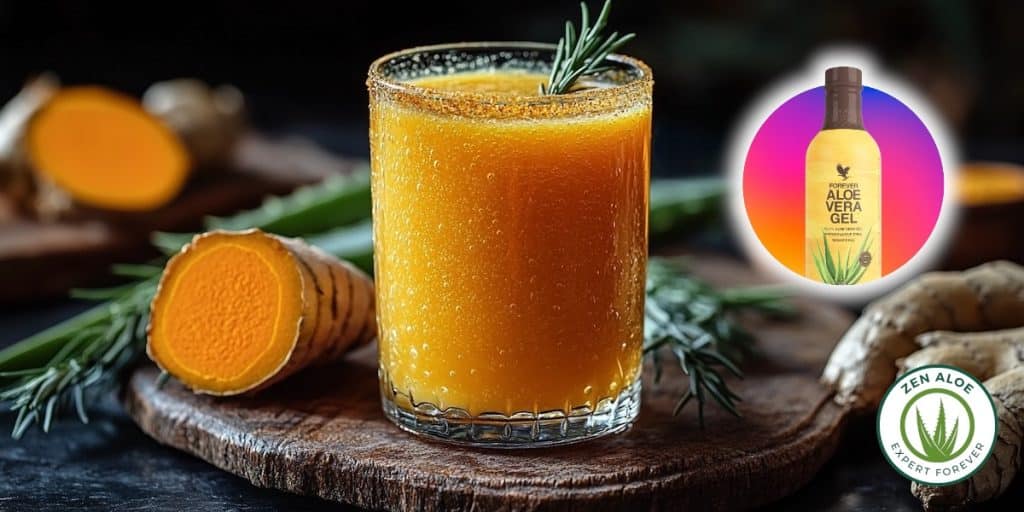 cocktail anti-inflammatoire aloe vera curcuma gingembre