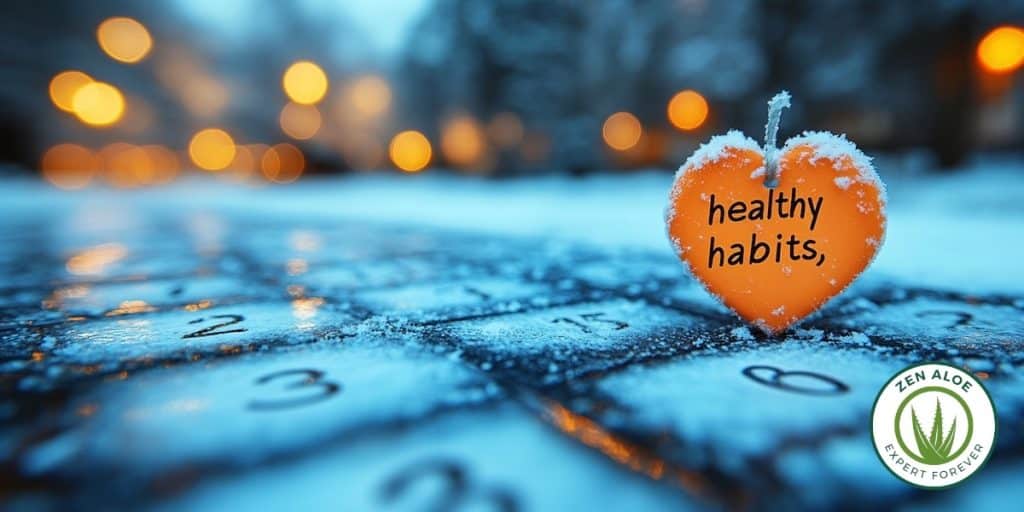 coeur healthy habits sur un numéro de marelle