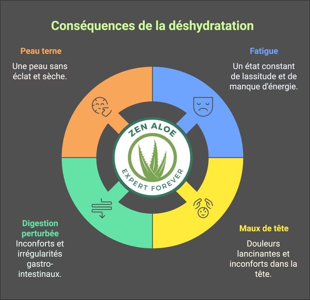 effets deshydratation