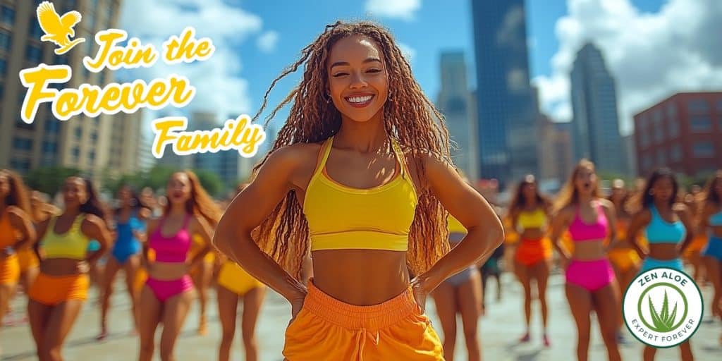 groupe de jeune femme qui dansent la zumba en été