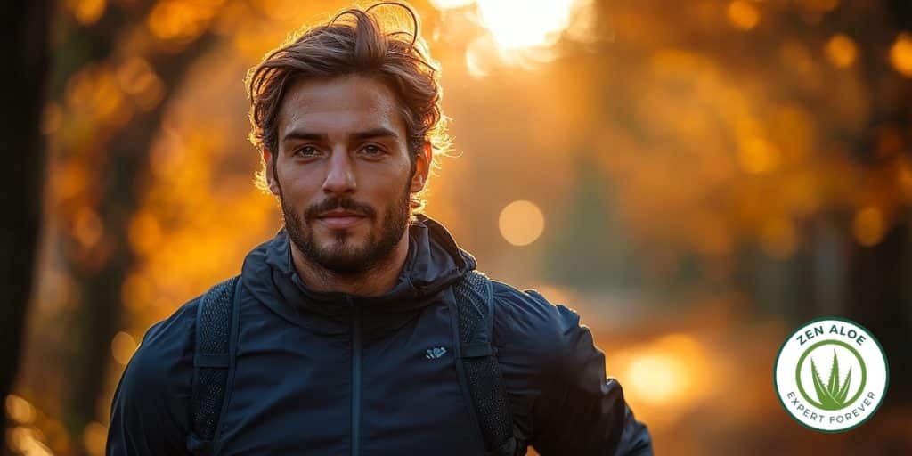 homme qui courre dans un parc
