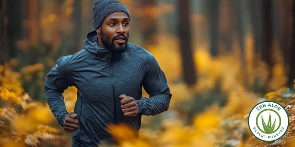 homme sportif qui courre dehors