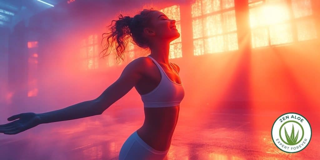 jeune femme qui danse de joie