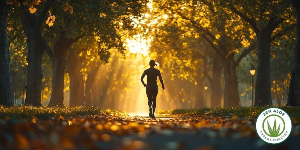 jeune femme qui fais son jogging