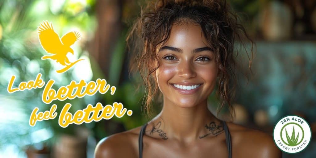 jeune femme souriante apres le sport
