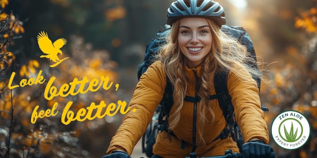 jeune femme souriante en velo 2