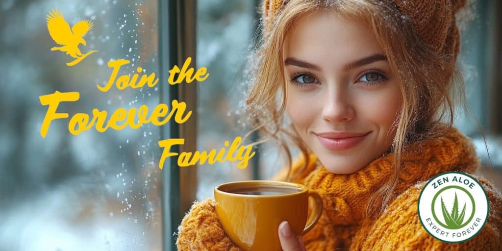 jeune femme souriante qui boit une tisane