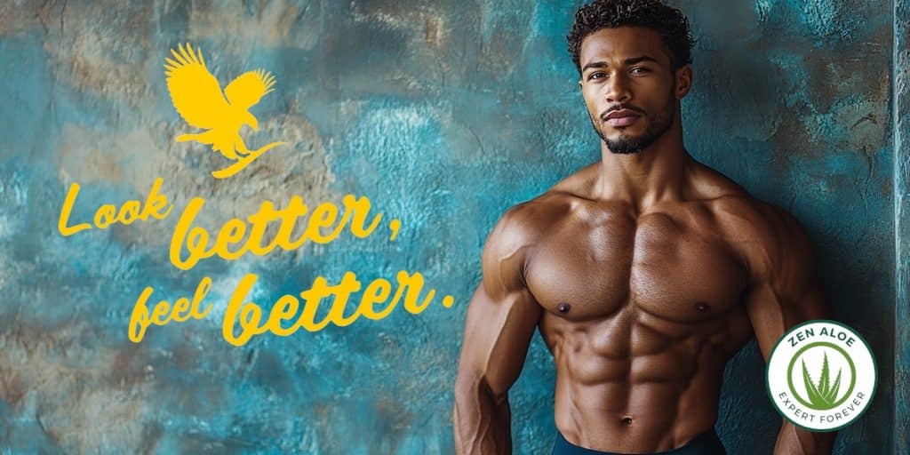jeune homme très musclé