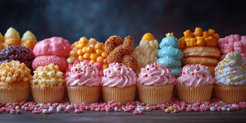 junk food cup cake