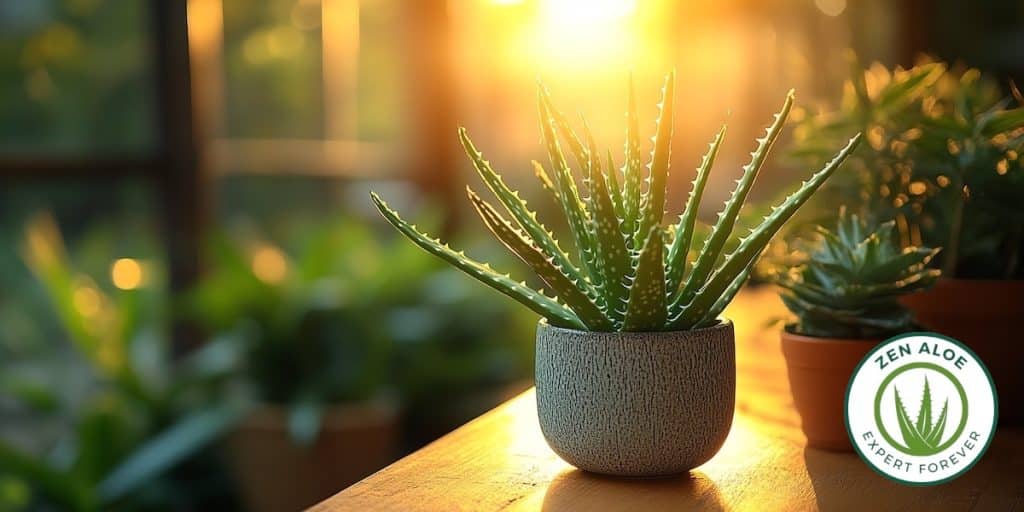 plante d'aloe vera en pot