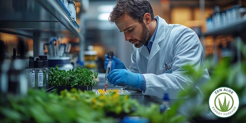 scientifique qui manipule des echantillons
