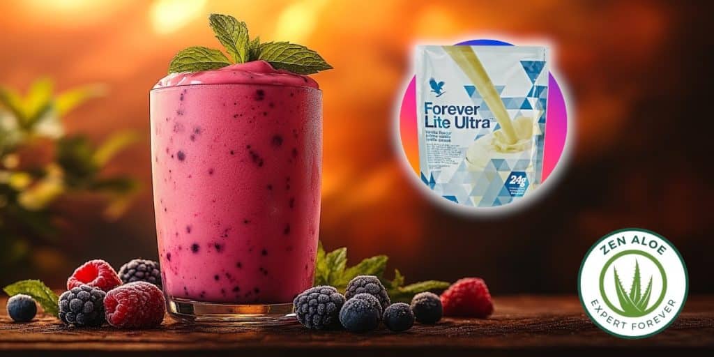 shake fruit rouge vanille