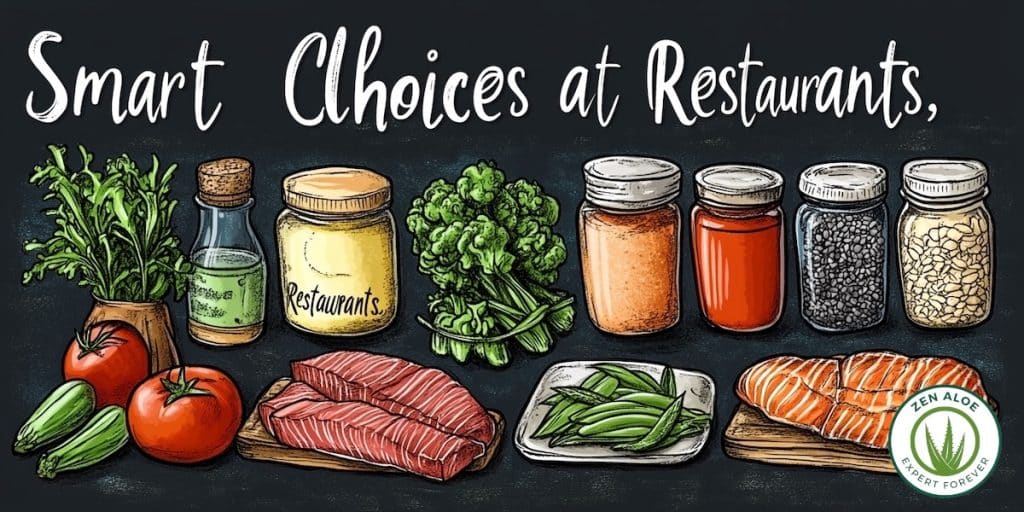 smart choices at restaurant