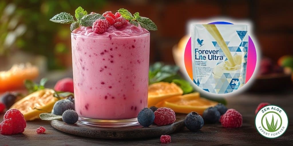 smmothie framboise coco ultra lite vanille
