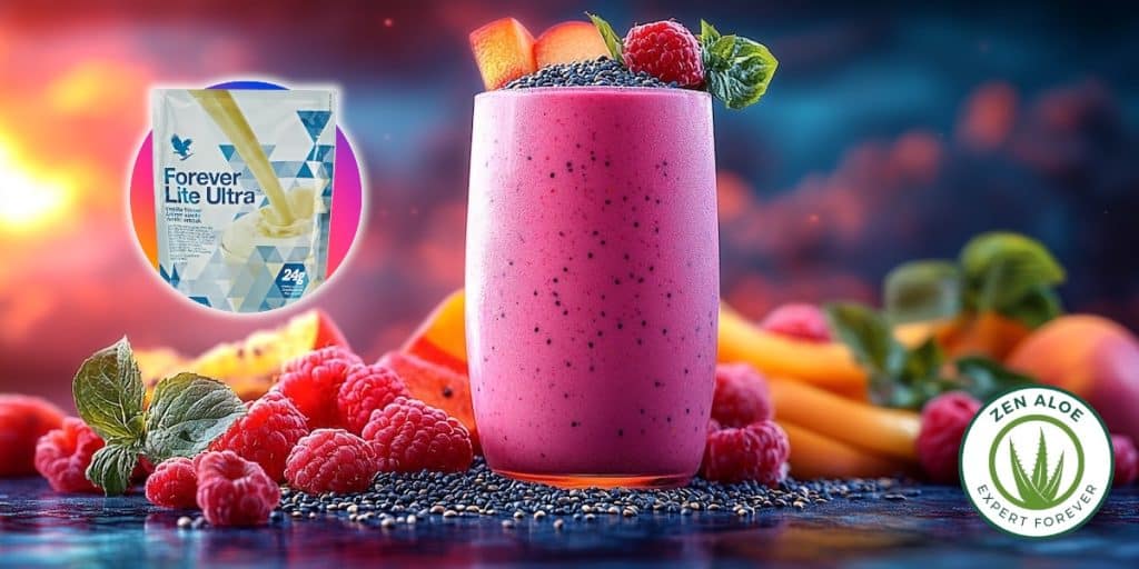 smoothie fruit rouge vanlle lite ultra