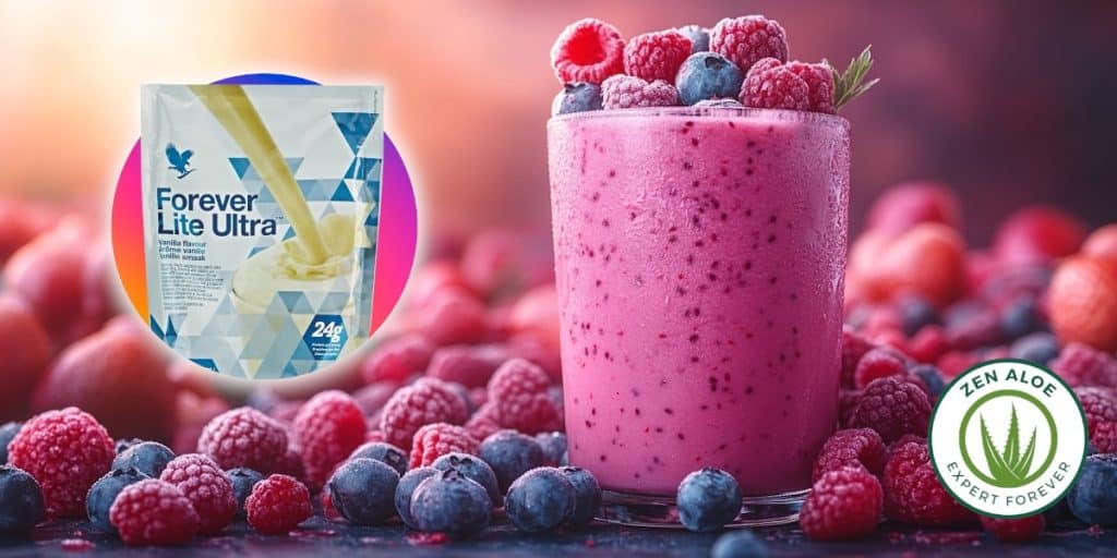 smoothie fruits rouge cococ forever lite ultra vanille