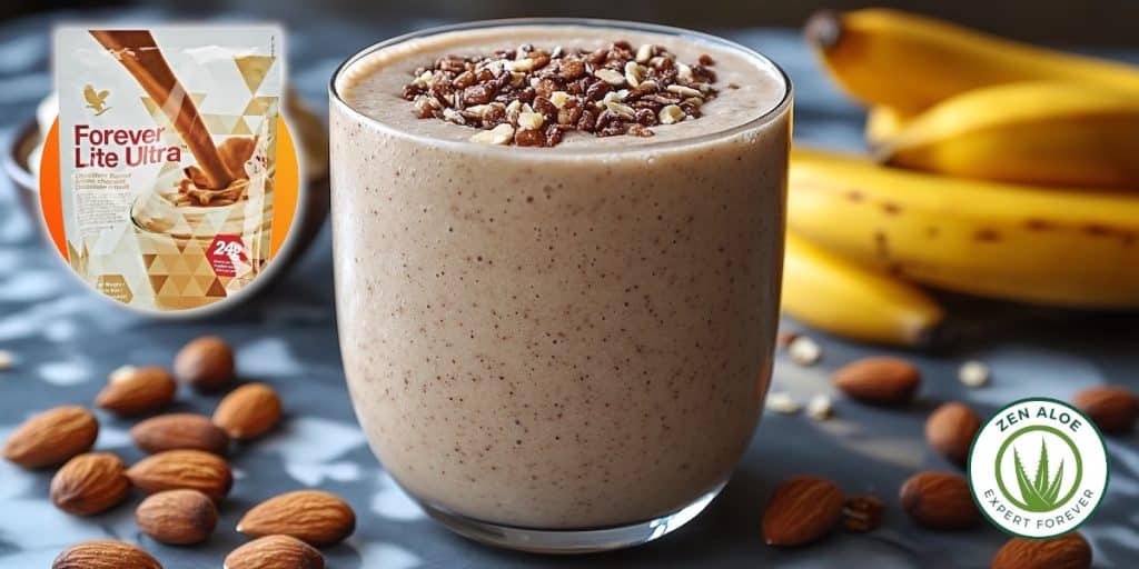 smoothie lite ultra banane amande