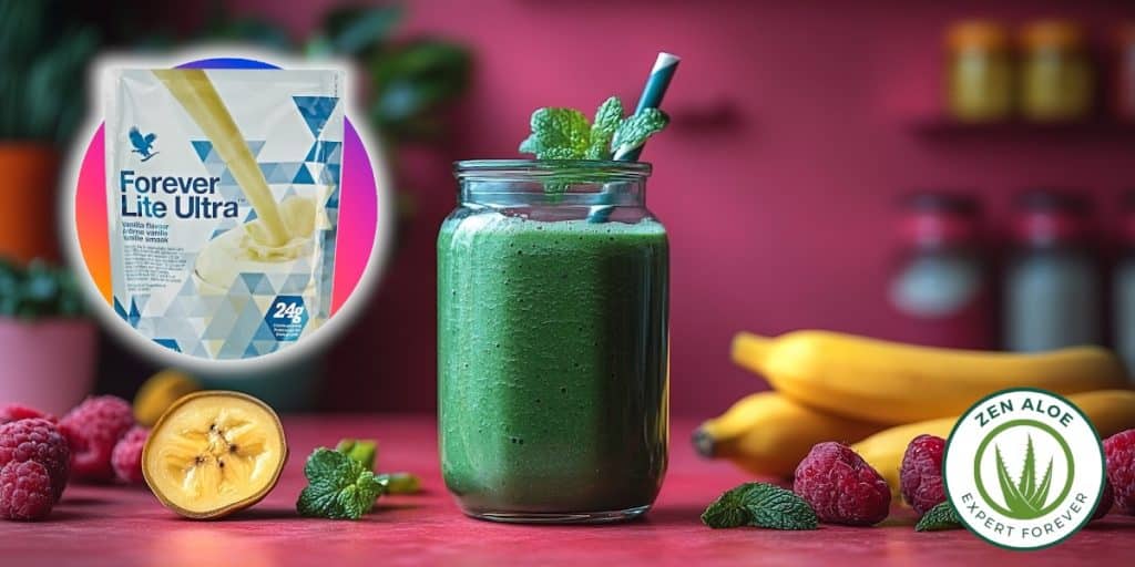 smoothie vert banane forever lite ultra vanille
