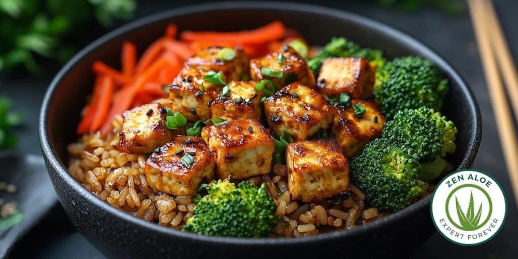 tofu brocoli carotte poivrons