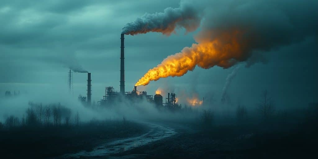usine qui pollue