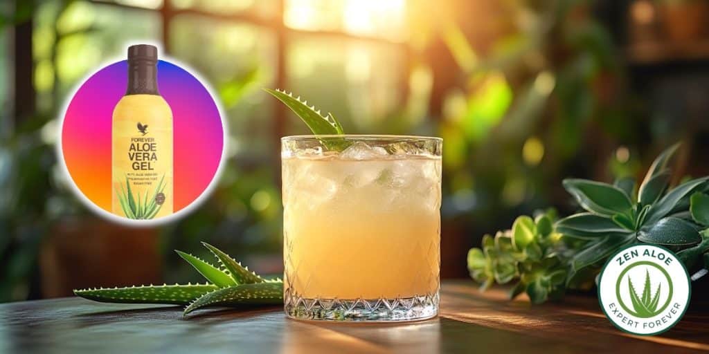 verre de gel aloe vera forever